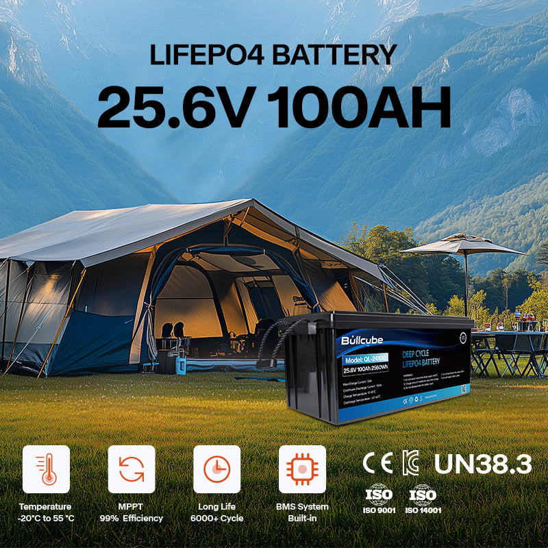 24V 100AH Lifepo4 Battery