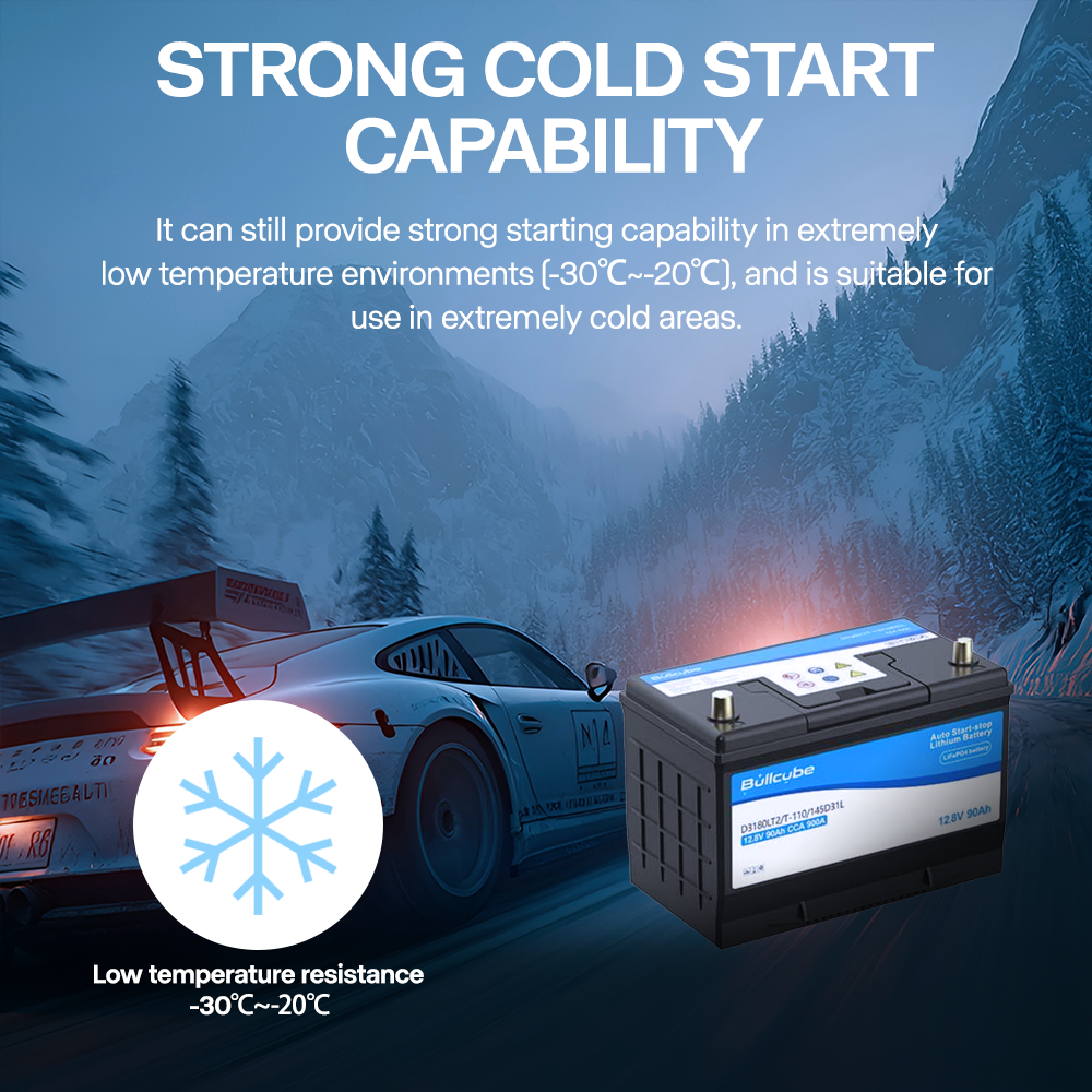 12V 90Ah Car Start Stop Battery