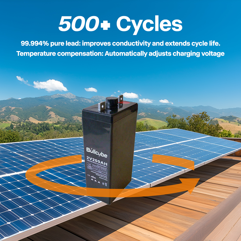 2V 200Ah Lead Acid Battery