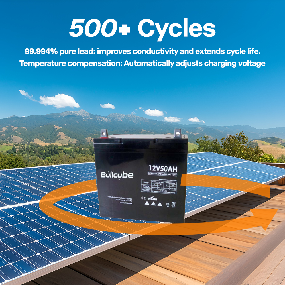 12V 50Ah Lead Acid Battery