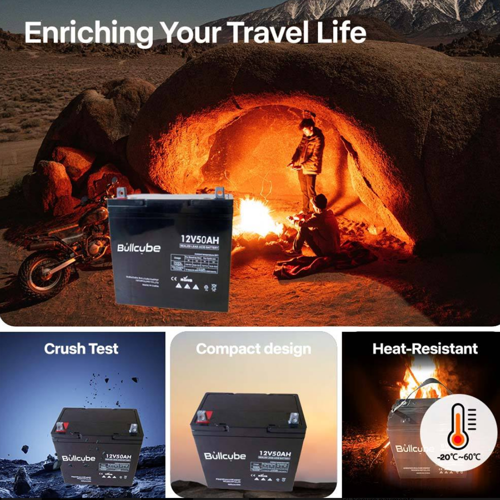 12V 50Ah Lead Acid Battery